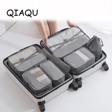 2018 New 6PCS/Set high quality Oxford cloth travel net bag in bag luggage storage bag travel accessories storage 2024 - buy cheap