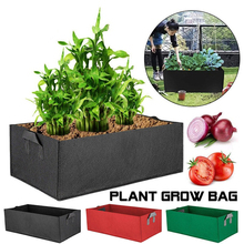 Rectangular Felt Material Planting Pot Vegetable Grow Bags Farm Home Garden Supply Outdoor Indoor Garden Cultivation Planters 2024 - buy cheap