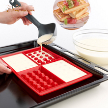 Molde de barquillo de silicona antiadherente, utensilios para hornear pasteles, juego de hornear de alta temperatura 2024 - compra barato