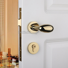 Fechadura de porta silenciosa, alta qualidade, europeia, conjunto de maçanetas de porta interior para sala de estar, quarto, banheiro, 9 cores 2024 - compre barato