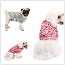 2018 NEW Puppy Pet Dog Cat Clothes  Winter Warm Sweater Coat Costume Apparel   0411 2024 - buy cheap