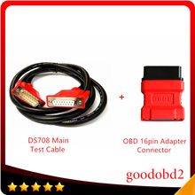 For Autel MaxiDAS DS708 Connect Main Test Cable Car Diagnostic Tool Adapter 16Pin to 15pin Scanner Connector 2024 - buy cheap