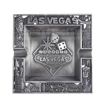 Metal Ashtray Poker Table Las Vegas Nevada Casino Accessory Texas Hold'em Poker Club Embossing Ash Tray 2024 - buy cheap