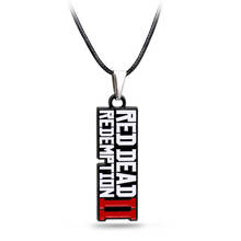 Reddead Necklace Black Metal Game Pendant Rope Chain Choker Necklaces Women Men Charm Gifts Jewelry 2024 - buy cheap