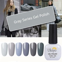 Серия Ukiyo серый УФ-Гель-лак отмачиваемый Гибридный Гель-лак для ногтей 8 мл Полупостоянный эмалированный Гель-лак 12 цветов 2024 - купить недорого