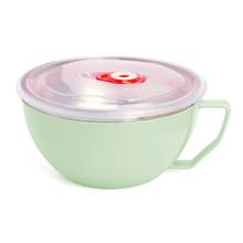 Stainless Steel Noodle Bowl With Handle Food Container Rice Bowl Soup Bowls  W15 2024 - buy cheap