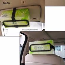 Sikeo Car Styling Car Sun Visor Tissue Box Holder Vehicle Auto Car Seat Back Paper Napkin Holding Bracket Automobiles Organizer 2024 - buy cheap