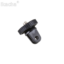 1/4 Mini montura de adaptador de trípode para GoPro héroe 9 7 4 sesiones SJCAM Xiaomi Yi 4K Eken H9 acción accesorio de cámara 2024 - compra barato