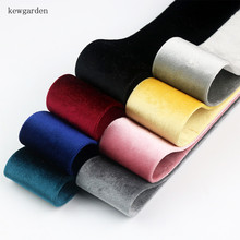 kewgarden 50mm 5cm Thicker  Velvet Layering Cloth Ribbons DIY Bowknot Satin Ribbon Handmade Tape Riband 3m/lot 2024 - buy cheap