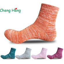 CHENG HENG 5 Pairs / Bag New Hot Autumn And Winter Woman Socks Pull Hair Thick Thick Casual Socks In The Tube Terry Woman Socks 2024 - buy cheap
