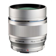 Olympus lentes m. zuiko digitais ed 75mm f1.8 lentes-prata 2024 - compre barato