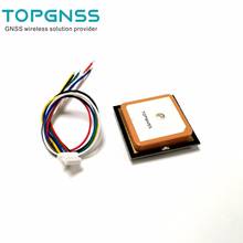 TOPGNSS 3,3-5 в TTL остальные GPS Modue GN-801 GPS GLONASS двойной режим M8n GNSS модуль антенный приемник, встроенная вспышка, NMEA0183 FW3.01 2024 - купить недорого