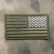A-TACS FG Green DEVGRU NSWDG отрицательный американский флаг Военная тактика для поднятия морального духа вышивка патч значки B3005 2024 - купить недорого