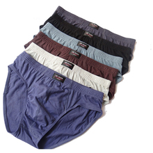 4pcs/lot Men Underwear Briefs Sexy Man Big Size Short Breathable Flexible Comfortable Brief Shorts Solid Male Underpants 5XL 2024 - buy cheap