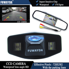 FUWAYDA car rearview backup parking camera CCD HD+4.3inch car monitor mirror TFT LCD for Honda Accord Pilot Civic Odyssey Acura 2024 - buy cheap
