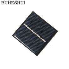 BUHESHUI 0.42Watt 3V Solar Panel Solar Cell DIY Panel Polycrystalline Solar Toy Panel For 2.4V Battery 54*54MM 10pcsFreeShipping 2024 - buy cheap