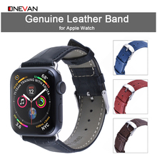 Genuine Leather Replacement Band for Apple Watch Band 3 2 1 42MM 38MM Wrist Belt Bracelet Strap for iWatch 6 5 SE 4 40MM 44MM 2024 - buy cheap