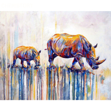 Painting By Numbers DIY Dropshipping 40x50 50x65cm Painted Cattle Tending Animal Canvas Wedding Decoration Art picture Gift 2024 - buy cheap