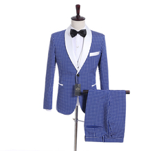 Guapo novio mezcla de lana esmoquin para hombre vestido de boda hombre chaqueta Blazer Prom cena (chaqueta + Pantalones + corbata + chaleco) A29 2024 - compra barato