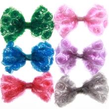 50PCS 8.5CM 3.4" Fashion Chiffon Hair Bows For Headbands Bowknot Flower Accessory Headwear Bow  For Hairband Headband 2024 - buy cheap