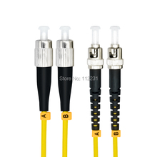 25Meters FC to ST Duplex Singlemode Optical Fiber Patch Cord Cable,FC/PC-ST/PC,3.0mm9/125 FC-ST 25M 2024 - buy cheap