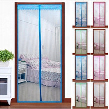 2017 New Magnetic mosquito curtains anti Insect screen Door Curtain Magnetic Anti Mosquito net Bug stripe Mesh Curtain 90*210cm 2024 - buy cheap