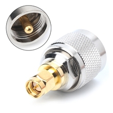 1Pc PL259 UHF Plug Male Nickel plating To SMA Male Plug Gold plating RF Connector 2024 - buy cheap