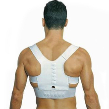 Магнитный терапевтический бандаж для похудения для мужчин и женщин, поддержка осанки, коррекция спины, плечевой ремень, облегчение боли 2024 - купить недорого