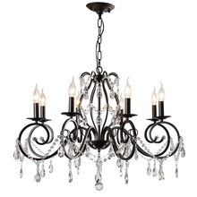 Contemporary Chandelier Lamp Dining Room Chandelier Black industrial chandeliers Crystal Lighting Kitchen Novelty Light Fixtures 2024 - buy cheap