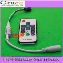 Controlador inalámbrico de LED2013-X, controlador RF de LED RGB DC5V/12V, 14 teclas RGB, 300 tipos de efectos de cambio para tira de LED WS2812B WS2811 2024 - compra barato