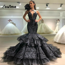 Sereia vestido de noite vestidos de festa celebridade 2019 couture preto elegante vestidos de baile abendkleider vestido formal 2024 - compre barato