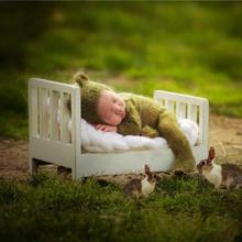 Newborn Photography Props Cot Baby Small Wooden Bed Posing Prop Photo Studio Crib Props For Photo Shoot Posing Sofa 2024 - buy cheap