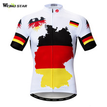 Weimostar Germany Pro Team Cycling Jersey MTB Bicycle Shirt Summer Short Sleeve Men's Mountain Bike Jersey Wicking Cycling Wear 2024 - buy cheap