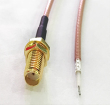 50pcs SMA female Bulkhead Single-end Connector  RF pigtail Cable RG316  15cm 20cm 30cm 2024 - buy cheap
