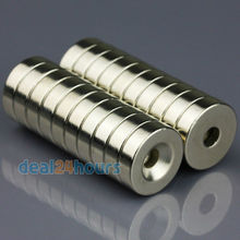 100pcs Super Strong Round Neodymium Countersunk Ring Magnets 18 x 5 mm Hole: 5mm Rare Earth N50 Wholesale 2024 - buy cheap