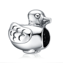 925 Sterling Silver Jewelry Charm European Beads Animal Charm Duck Shape Fit diy Snake Chain Bracelet Women Thai silver 2024 - buy cheap