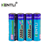 Baterías AA de polímero de litio para cámara, baterías recargables de voltaje estable de 3000mWh, 1,5 V, 4 Uds./lote 2024 - compra barato