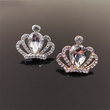 50pcs Stones Crystal Rhinestone Applique Crown Flatback Accessories Buckle Button Hairpin Headwear Decoration Embellishment 2024 - buy cheap