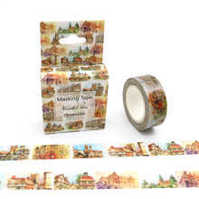 15mm*10m Box Package Castle Washi Tape Excellent Quality Colorful Paper Masking Tape DIY Decorative Tapes 2024 - buy cheap