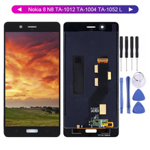 ЖК-дисплей для Nokia 8 N8 TA-1012 TA-1004 TA-1052 ЖК-дисплей дигитайзер сенсорный датчик экрана в сборе 2560x1440 для Nokia 8 lcd 2024 - купить недорого