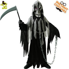 Boy's Halloween Mr.Grim Costume Cosplay  Children Horror Death Devil Halloween Cosplay Party Costumes for Kids 2024 - buy cheap