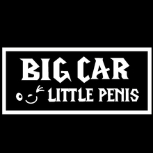 EmpireYing 3 Sizes 8 Colors Big Car Little Penis Funny Super Humor Lettering Art Car Sticker Door Laptop Styling Vinyl Decals 2024 - buy cheap