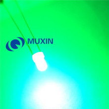 LED de 3mm de Color verde, 1000 piezas, 20mA, CC, 2V, redondo, gran angular, DIP, 3mm, diodo emisor de luz, PCB, lámpara LED 2024 - compra barato