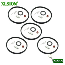 Xlsion 5x kit de reparo de carburador, para assento de agulha tecumseh 631021 631021a 631021b v40 v50 v60 vm80 agulha vm100 hmsk hssk 2024 - compre barato