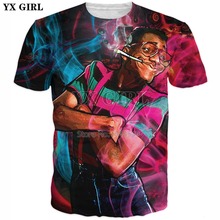 YX GIRL-Camiseta con estampado 3d para hombre y mujer, camisa con estampado de personajes de steev urkel, estilo informal, 2019 2024 - compra barato