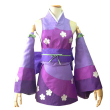 Fantasia de olho de fadas erza, traje cosplay roxo kimono erza, 2019 2024 - compre barato