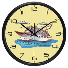 Reloj de pared Retro con diseño mediterráneo, reloj de avigamiento 2024 - compra barato