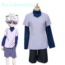RainbowCos0 Free Shipping Cosplay Costume Killua Zoldyck Uniform Game Anime Halloween 2024 - buy cheap
