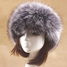 Man Women Fur Hats Thick Furry Warm Authentic Fox Fur Hat Headband Autumn Winter Russian Thick Fashion Bomber Hat 2024 - buy cheap