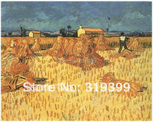 Льняное полотно, картина маслом, урожай в Провансе от Винсента Ван Гога, 100% ручная работа, Бесплатная доставка DHL, музейное качество 2024 - купить недорого